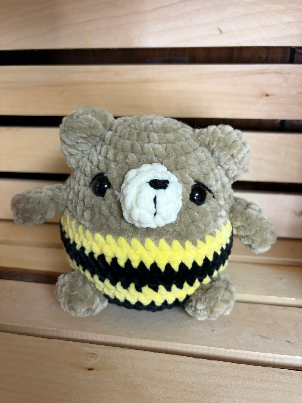 Chunky Bee Bear Plushie