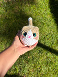 Handmade Crochet Loaf Cat Plushie