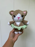 Handmade Tutu Kitty Plushie