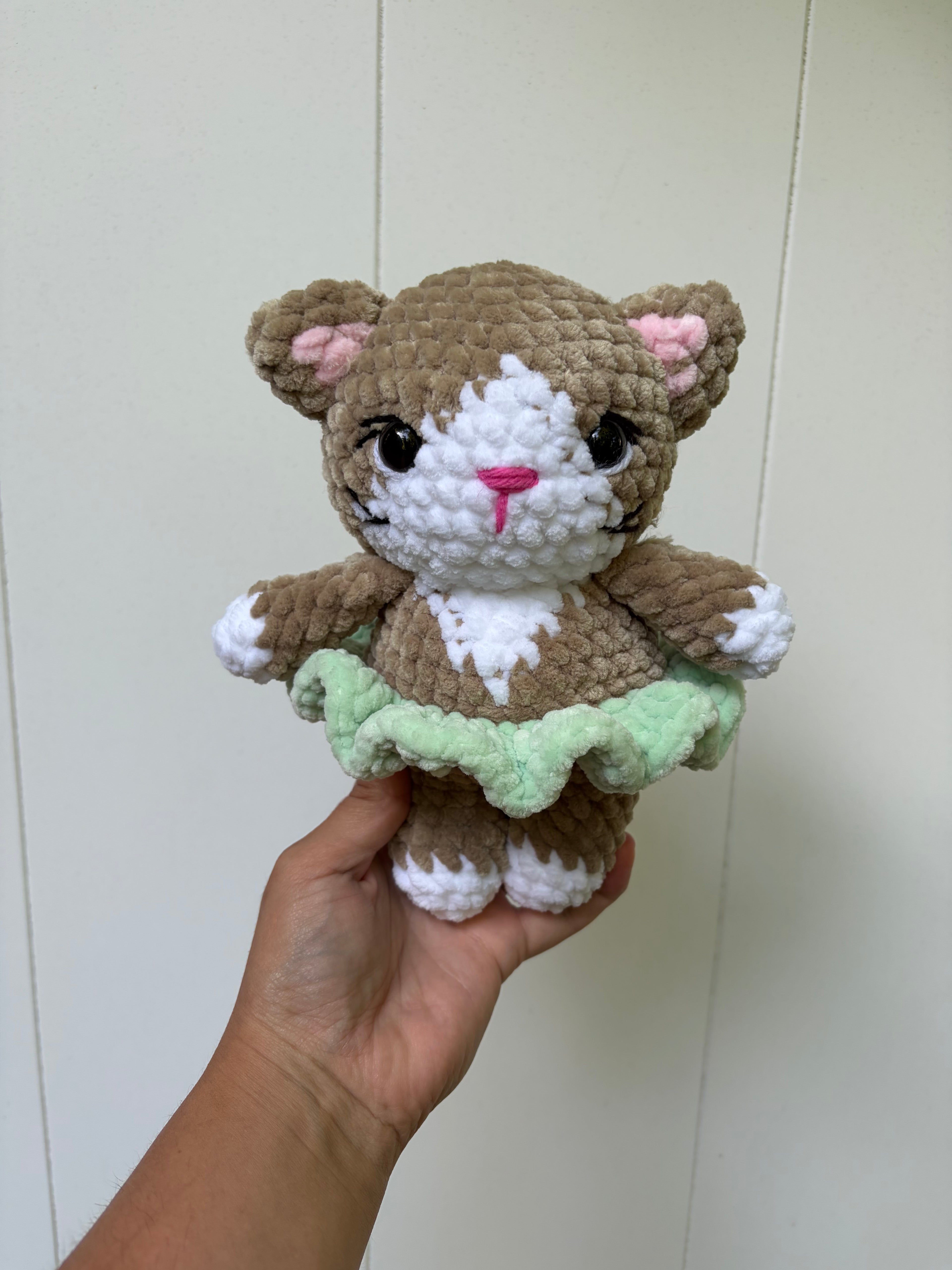 Handmade Tutu Kitty Plushie