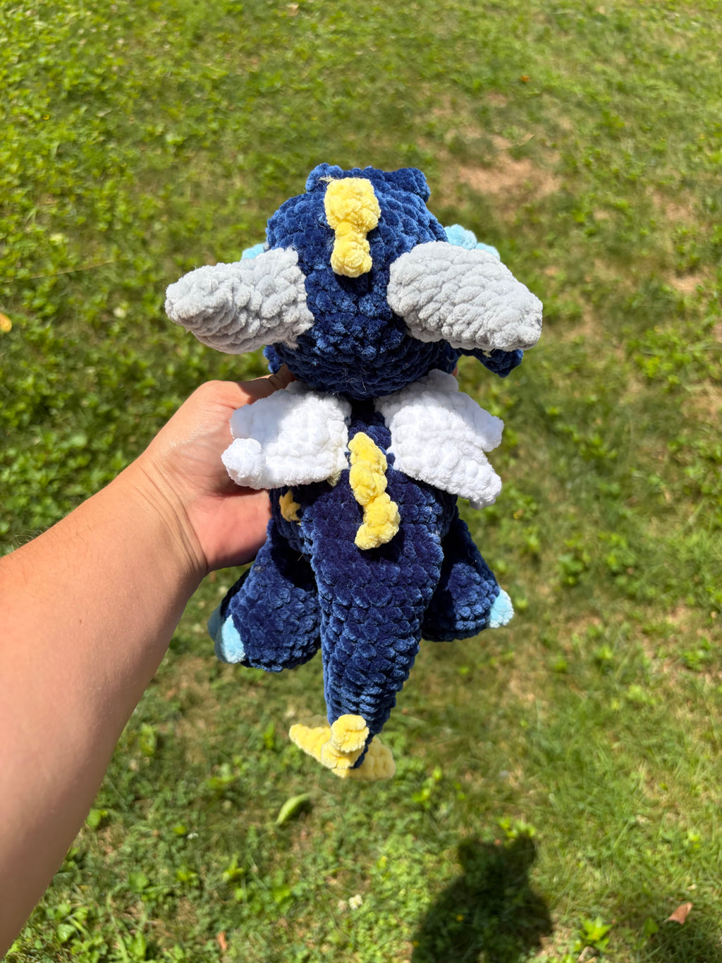 Star Night Dragon — Handmade Crochet Plushie