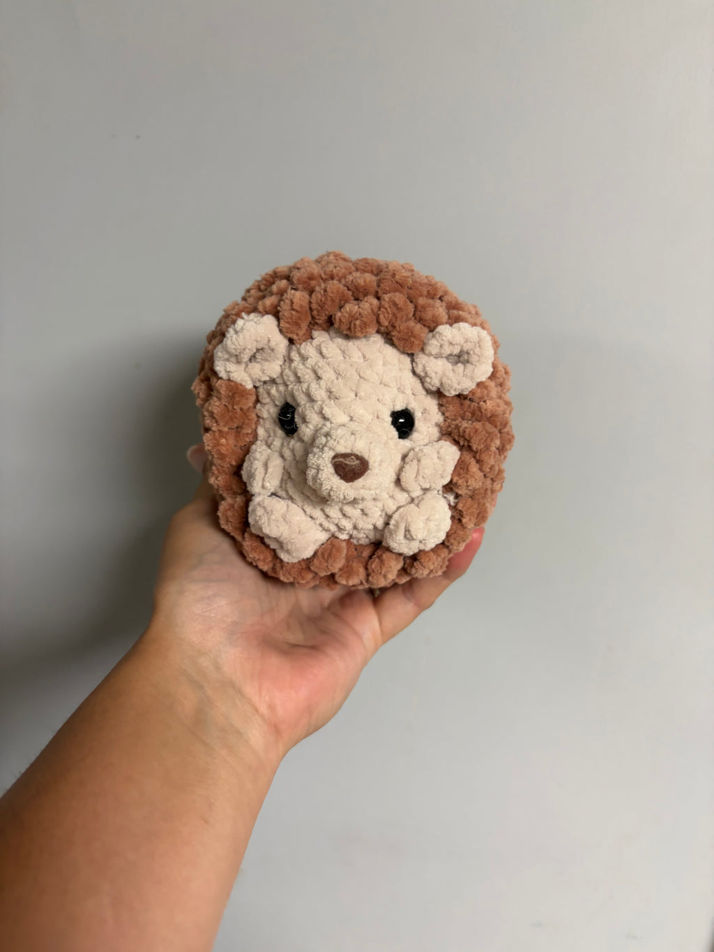 Handmade Crochet Hedgehog Plushie