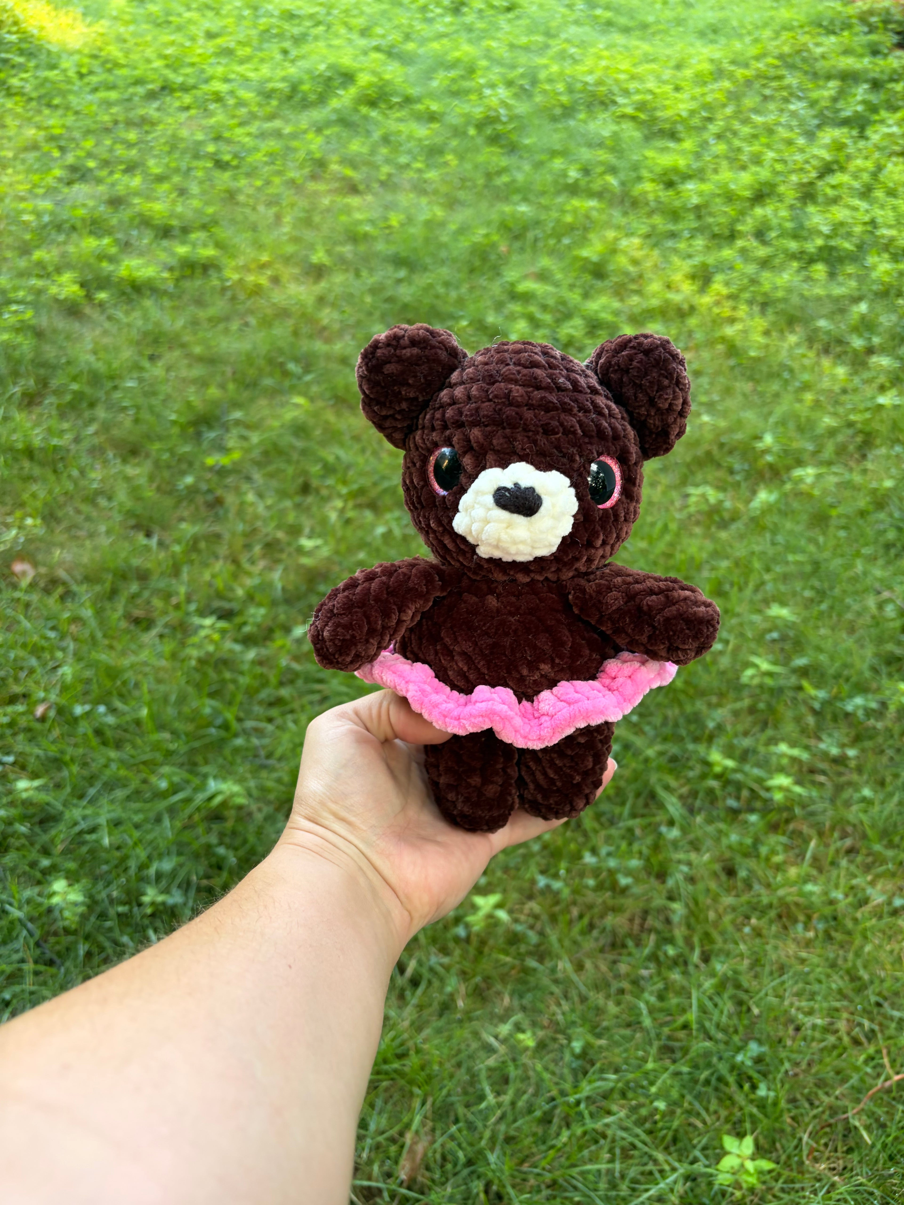 Tutu Teddy Bear crocheted plush